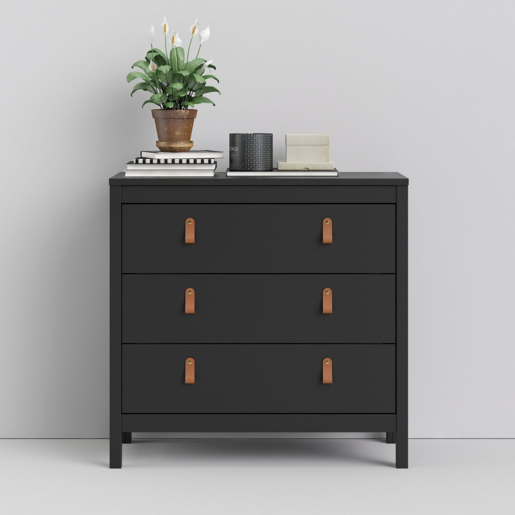 Loft chest of drawers - 3 drawer - Black - Image 2