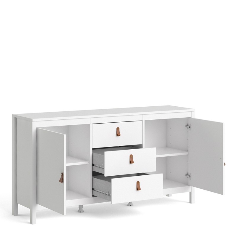 Loft white large sideboard - Image 4
