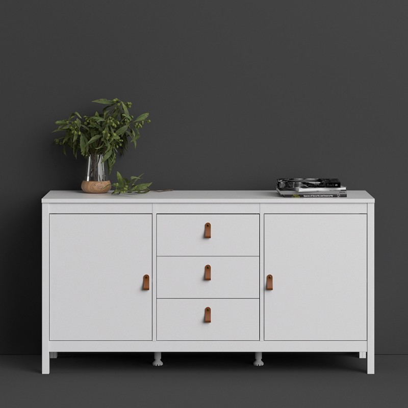 Loft white large sideboard - Image 3