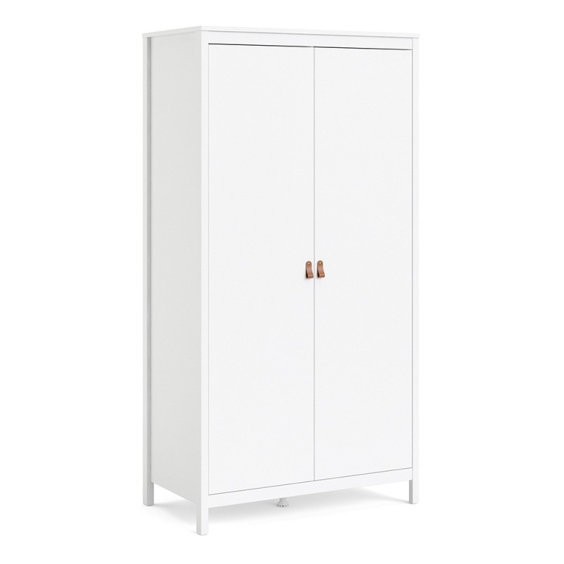 Loft two door wardrobe - White