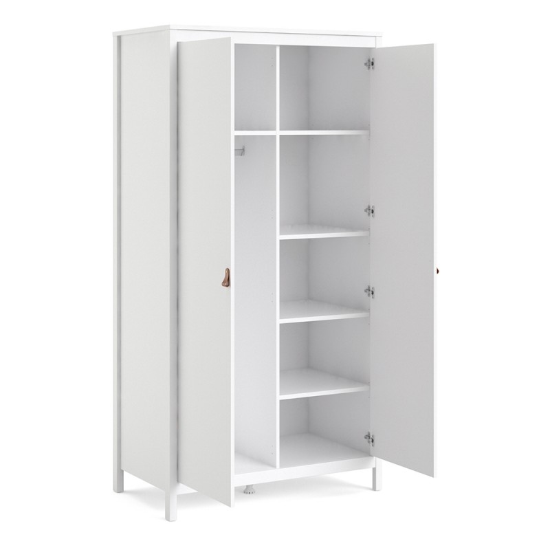Loft two door wardrobe - White - Image 3