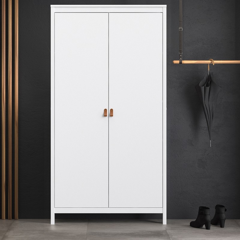 Loft two door wardrobe - White - Image 2