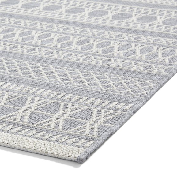Porthmeor outdoor rug - Grey & Cream - Image 2