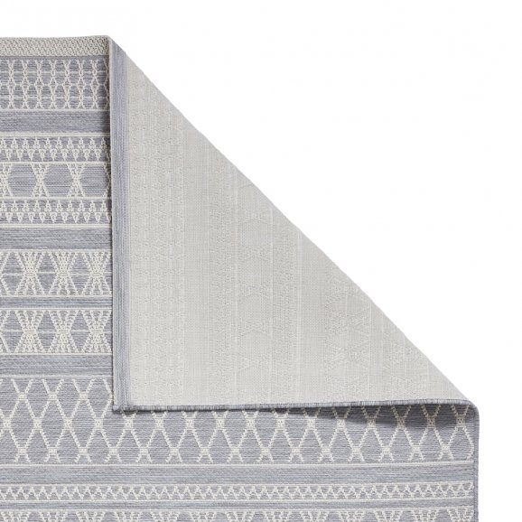 Porthmeor outdoor rug - Grey & Cream - Image 3
