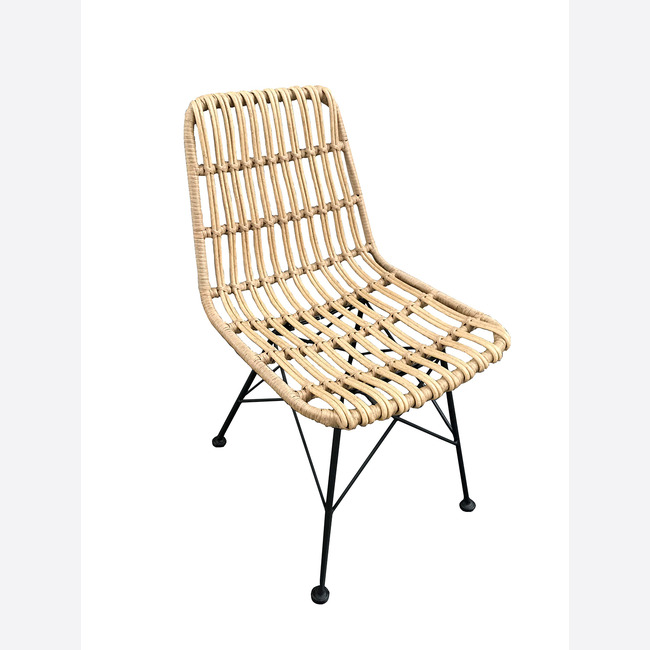 Pair of Rattan dining chairs
