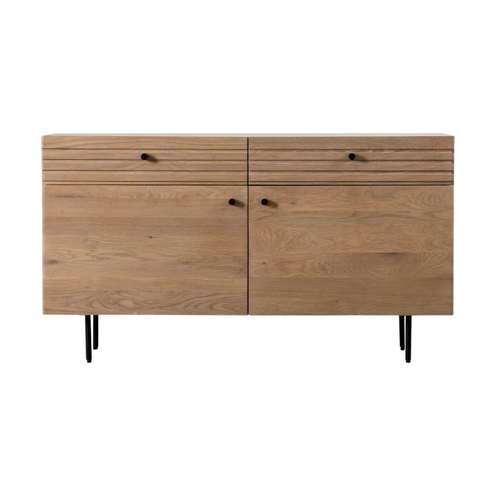 Stockholm 2 Drawer 2 Door Sideboard - Image 3