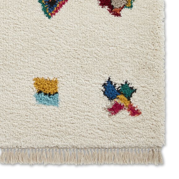 Boho symbol multi coloured rug - 3 sizes - Image 2