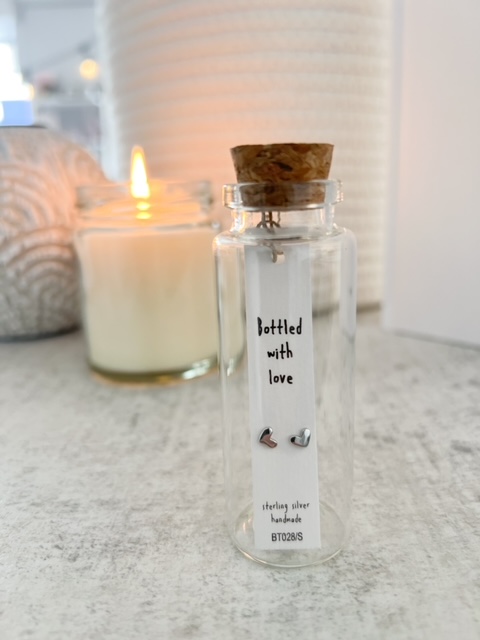 Sterling silver earrings in jar - Image 5