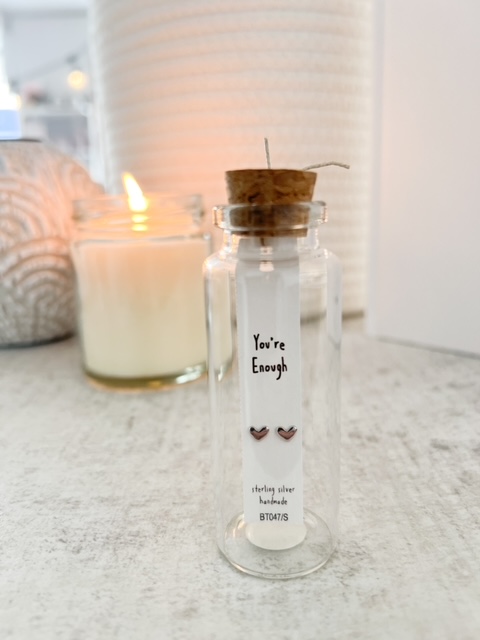Sterling silver earrings in jar - Image 4