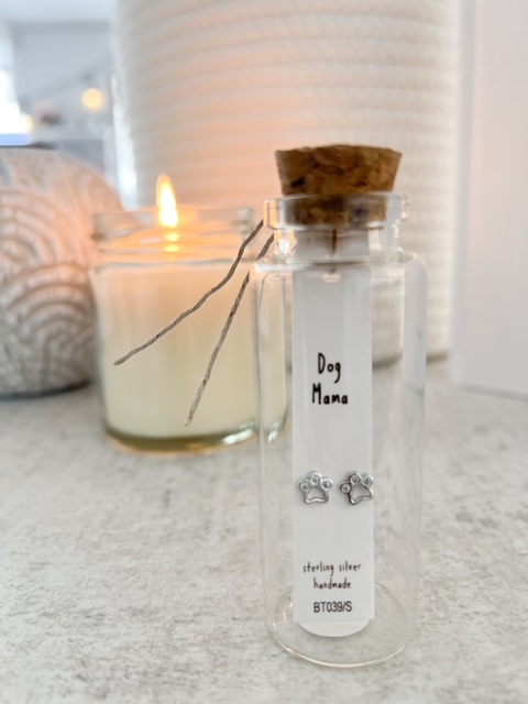 Sterling silver earrings in jar - Image 6