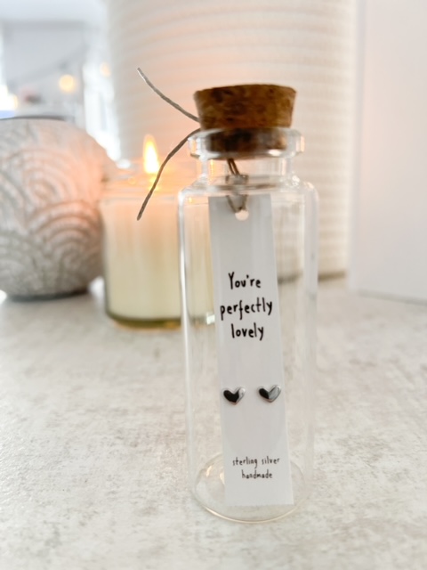 Sterling silver earrings in jar - Image 11