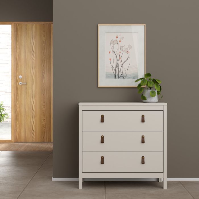 Loft Three drawer chest in Cashmere - Image 5