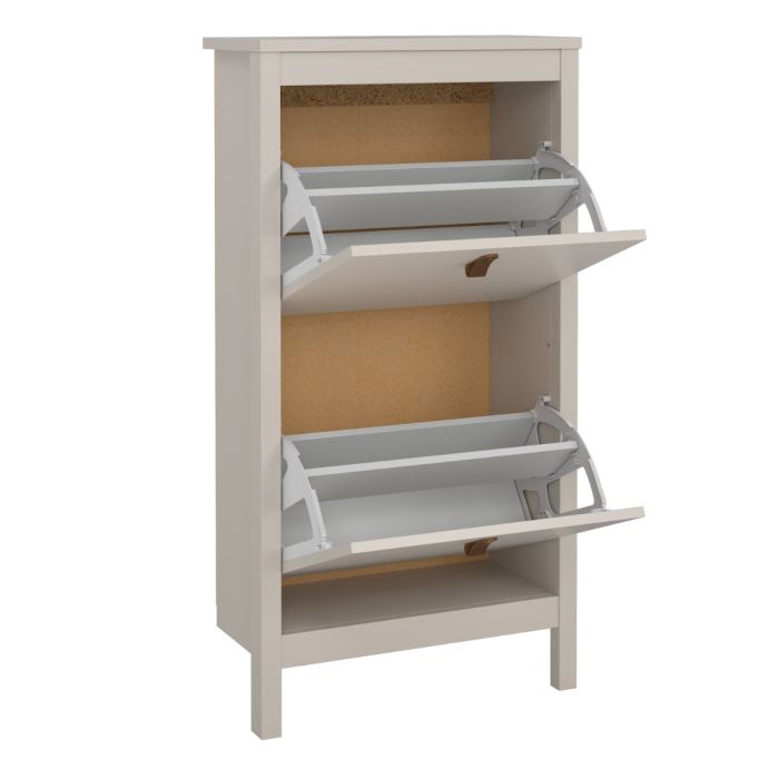 Loft Shoe Cabinet in Cashmere - Image 4