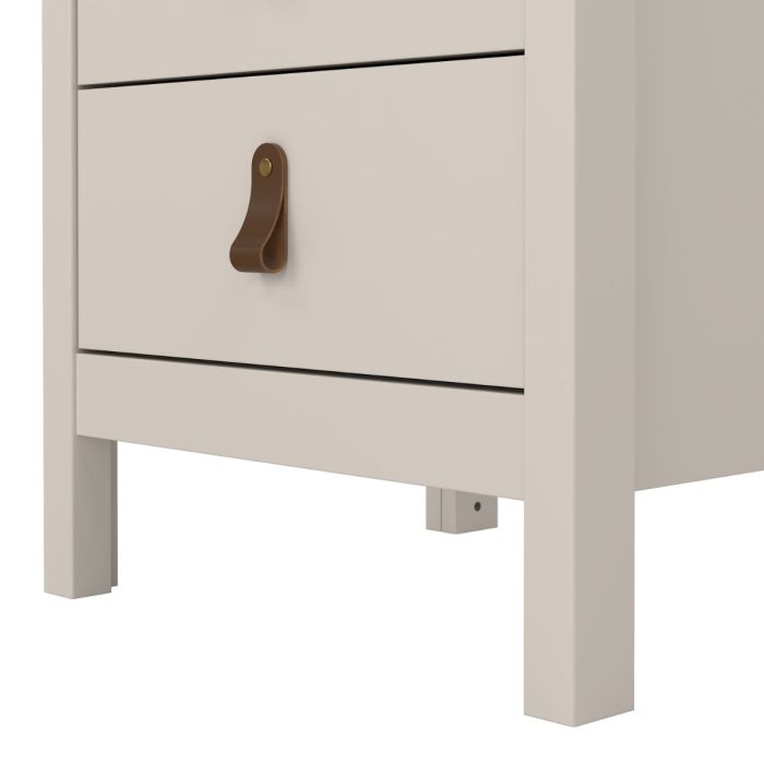 Loft three drawer bedside table in Cashmere - Image 6