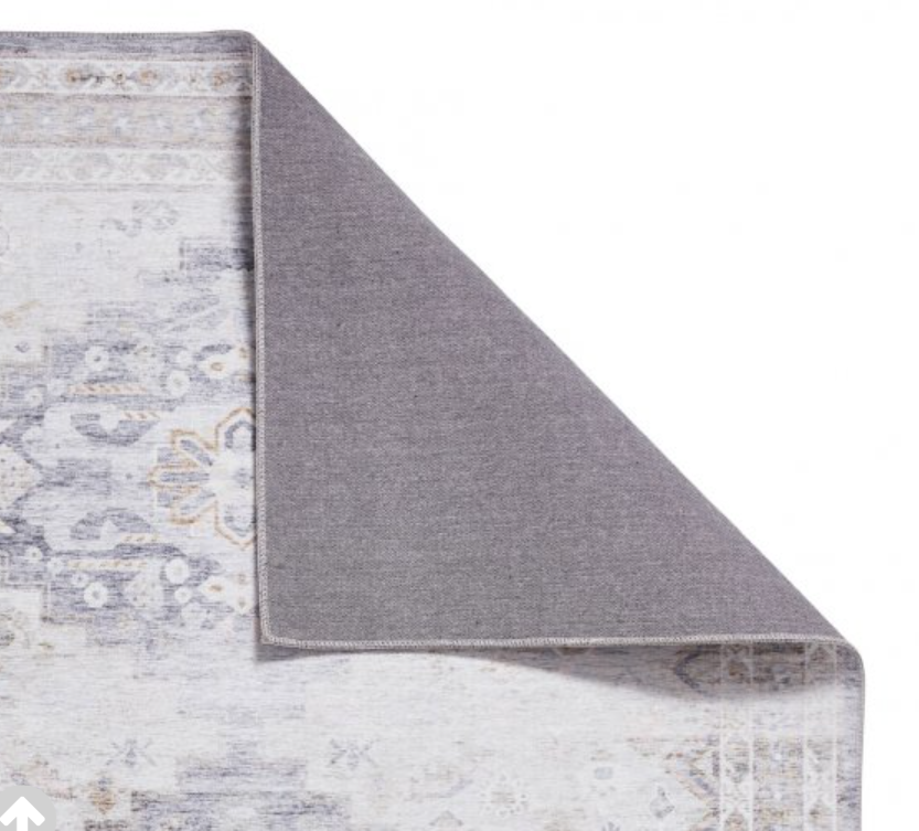 Topaz grey/beige traditional patterned rug - Image 3