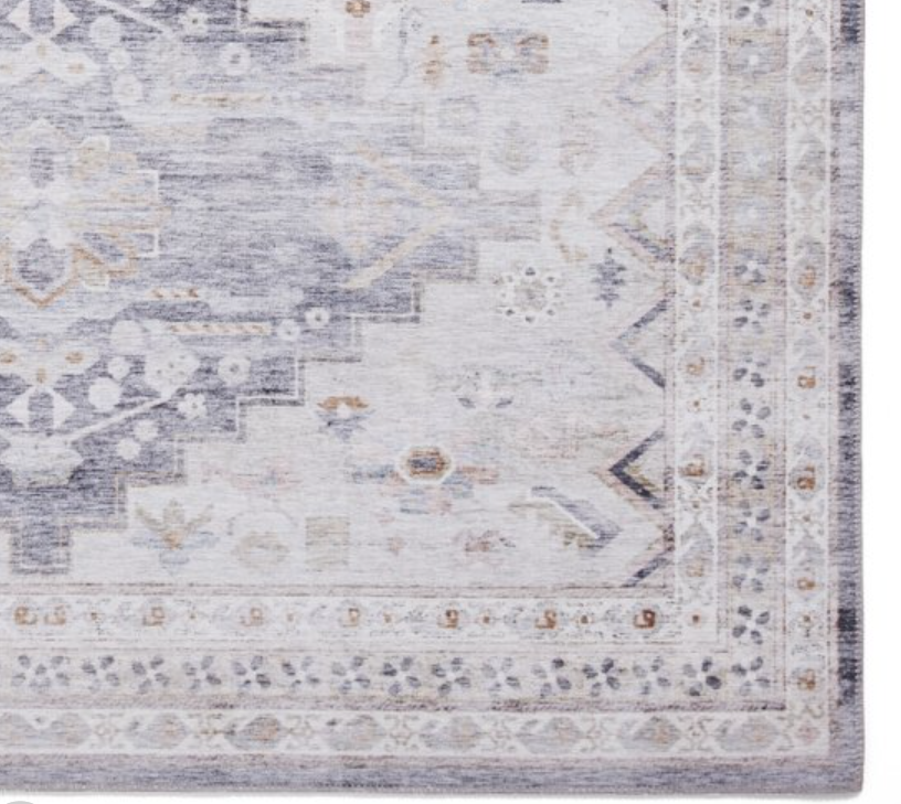 Topaz grey/beige traditional patterned rug - Image 4