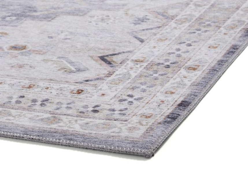 Topaz grey/beige traditional patterned rug - Image 6