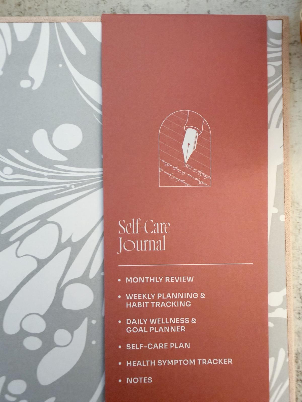 Deluxe self-care journal in beige - Image 8
