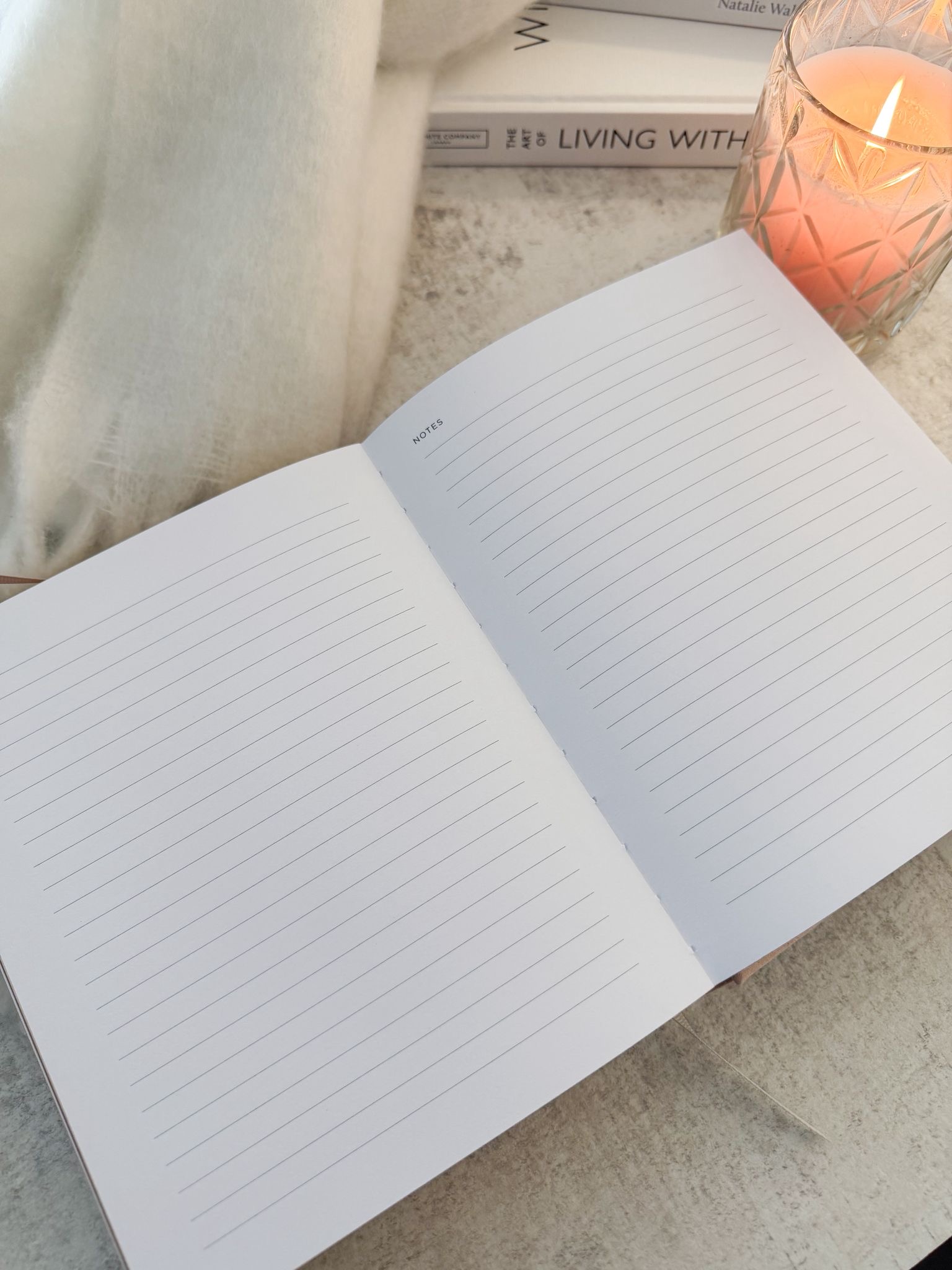 Deluxe self-care journal in beige - Image 5