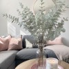 Tall stems of faux grey/green eucalyptus - Image 3