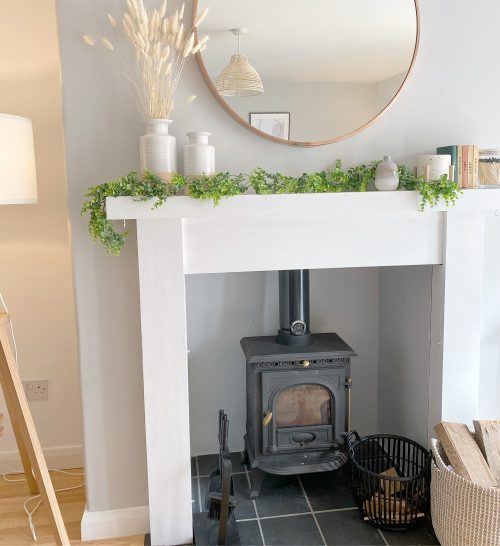 Long garland of faux eucalyptus - Image 4