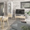 Nordic TV Unit - White & Oak - Image 2