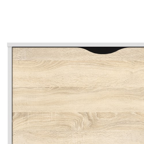 Nordic TV Unit - White & Oak - Image 3