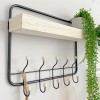 Scandi coat hooks with shelf - Image 4