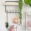 Scandi coat hooks with shelf