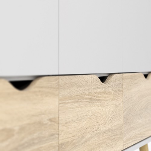 Nordic Three Door Wardrobe - Image 3