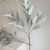 Grey/green faux bamboo leaf stem - Image 3