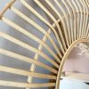 Very large statement rattan mirror - Image 3