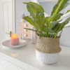 Little white Scandi belly basket - Image 2