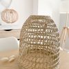 Scandi woven seagrass lampshade