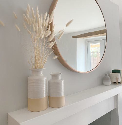 Medium two tone natural vase - Image 4