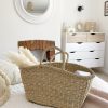 Seagrass handled basket bag