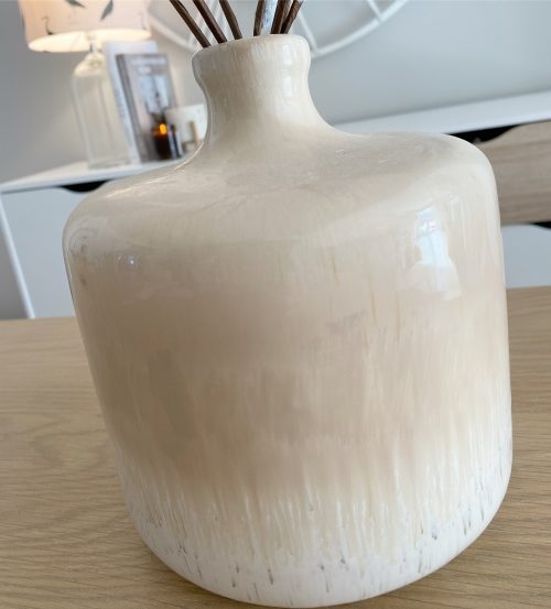 Large neutral ceramic vase - Image 3