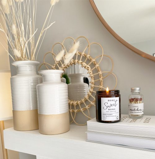 'Home sweet home' candle jar - Image 3