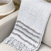 Grey/blue tufted throw - Image 2