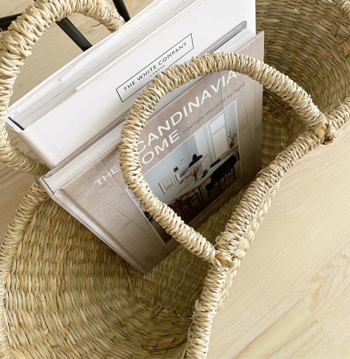 Seagrass handled basket bag - Image 4