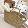 Seagrass handled basket bag - Image 3