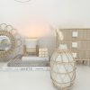 Ceramic and rattan 'bottle' vase - Image 2