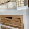 Small Scandi side table with drawers - Image 3