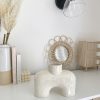 Earthenware U vase