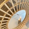 Large boho rattan mirror - Image 3