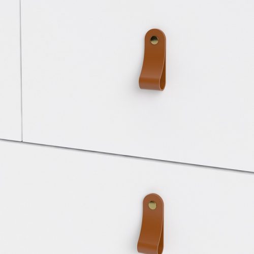 Loft 5 drawer chest - White - Image 3