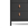 Loft chest of drawers - 3 drawer - Black - Image 4