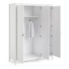 Loft 3 door wardrobe - White - Image 3