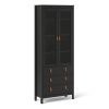 Loft display Cabinet - Black