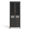 Loft display Cabinet - Black - Image 3